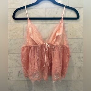 Victoria Secret Lingerie Lace Pink Bralette Top